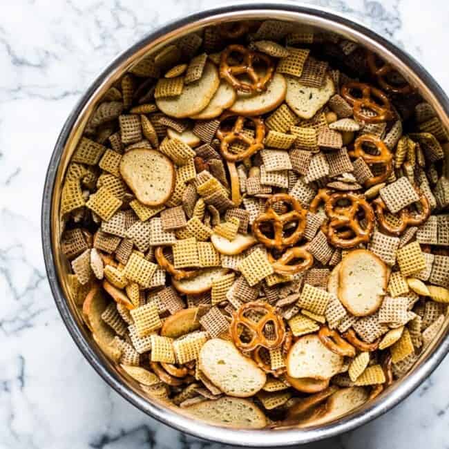 Spicy Chex Mix Recipe (Best Snack EVER!) - Isabel Eats {Easy Recipes}