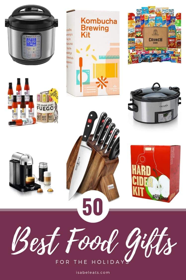 Searching for the best holiday gifts to give this year? Check out the 50 best food gifts for the holidays! There's something for the whole family!