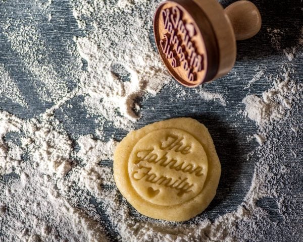 Personalized Wood Cookie Stamp