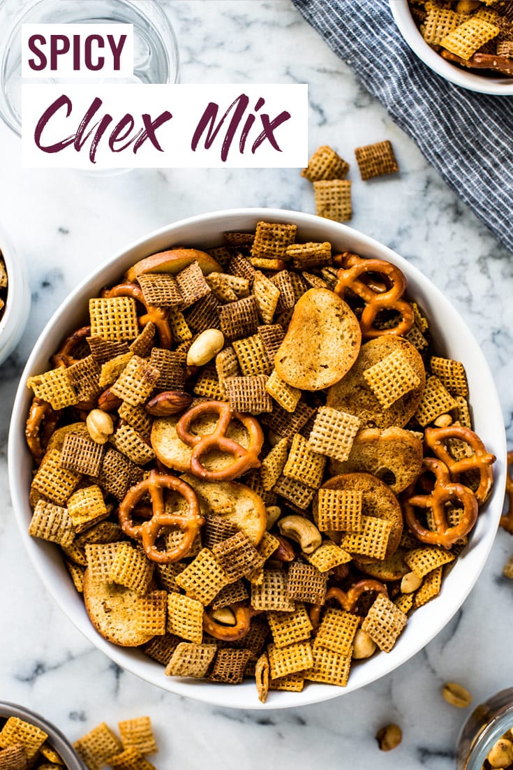 Spicy Chex Mix Recipe (Best Snack EVER!) - Isabel Eats {Easy Recipes}