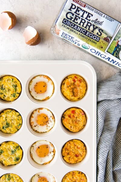 Breakfast Egg Cups Recipe - 3 Ways! | Isabel Eats