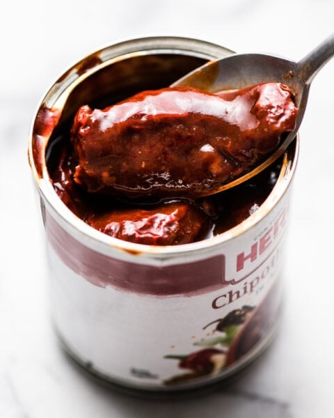 Chipotle peppers in adobo sauce.