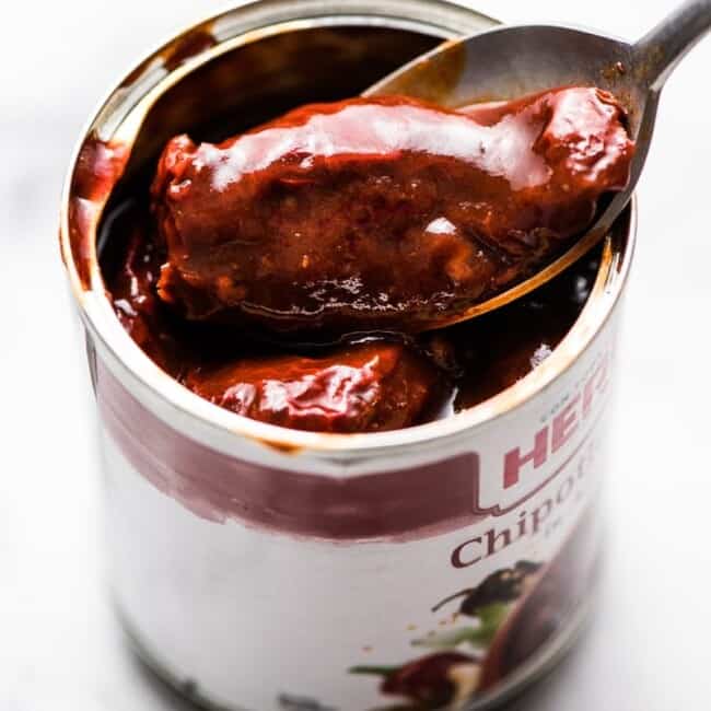 Chipotle peppers in adobo sauce.