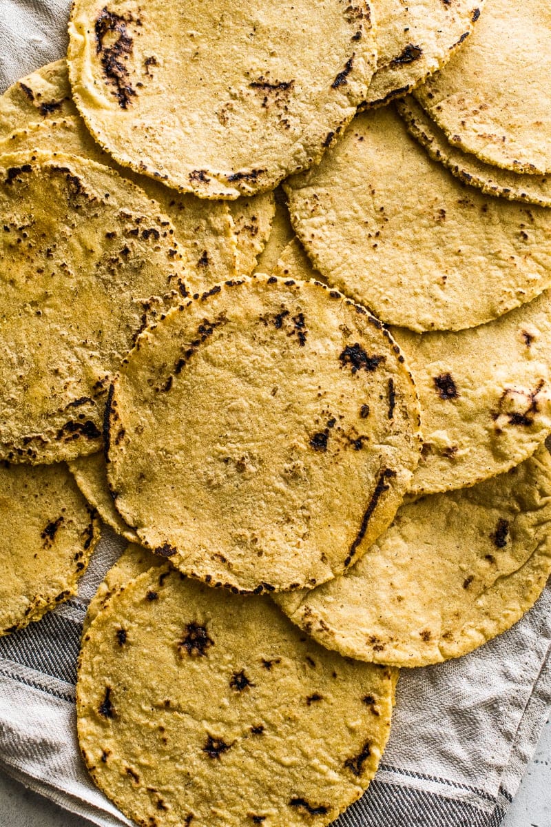 Easy Homemade Corn Tortillas