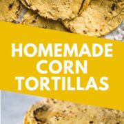 Everything you need to know about how to make corn tortillas at home! What you need, step-by-step process from start to finish and how to keep them warm. They're easy to make and perfect for taco night!