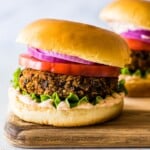 Sweet Potato Black Bean Burger