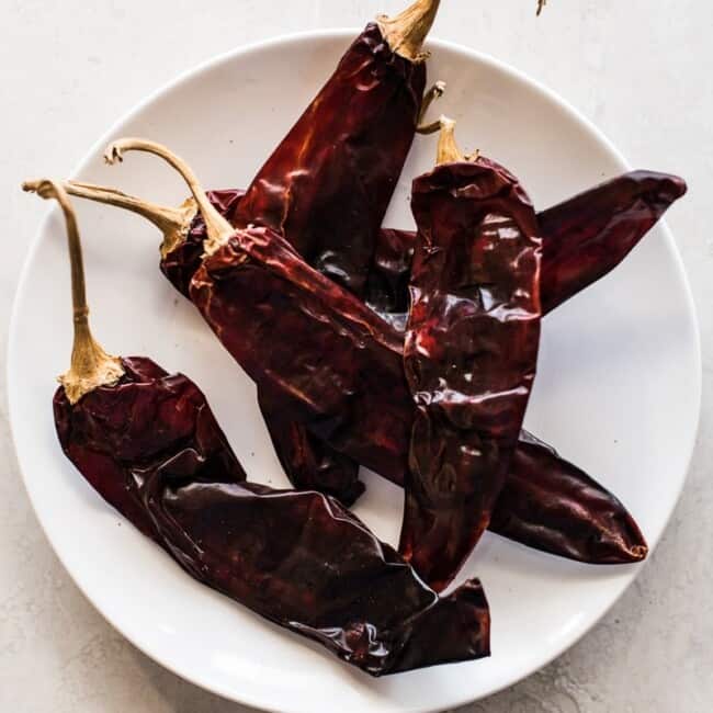 Guajillo chile peppers