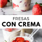 Fresas con Crema (Mexican Strawberries and Cream) - Isabel Eats