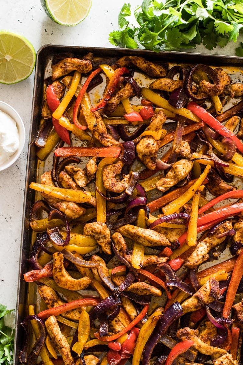 Sheet Pan Chicken Fajitas