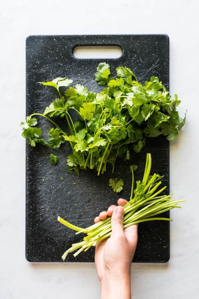How to Chop Cilantro Isabel Eats