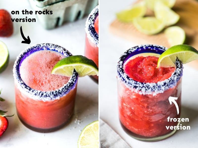 chili's strawberry margarita on the rocks recipe