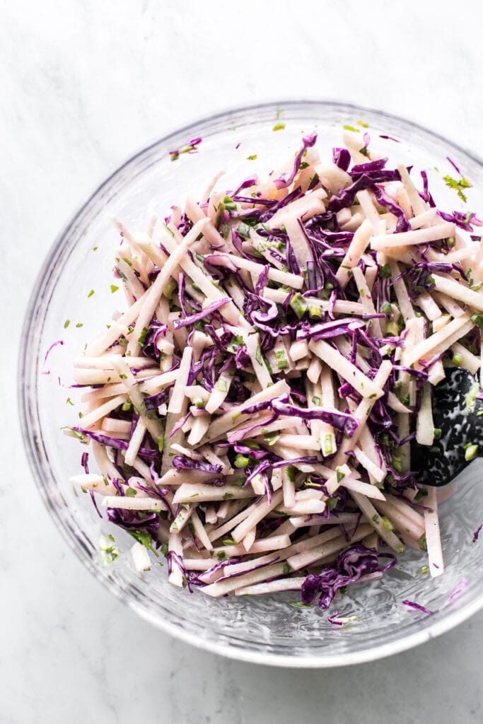 Jicama Slaw with Cilantro Lime Isabel Eats