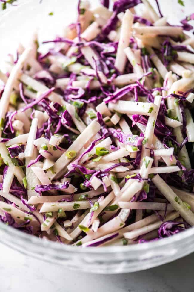 Jicama Slaw with Cilantro Lime Isabel Eats