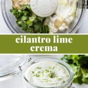 Cilantro Lime Crema