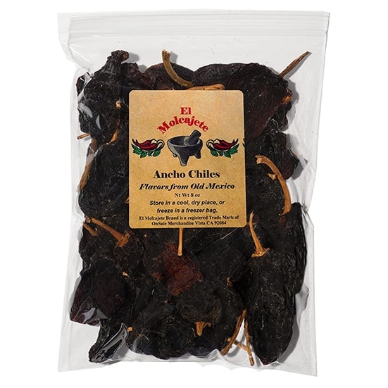 Dried ancho chiles