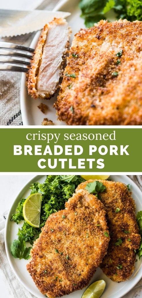 Crispy Pork Cutlets - Isabel Eats