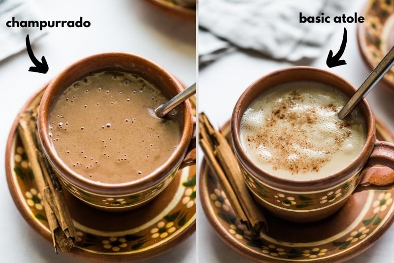 Champurrado vs atole