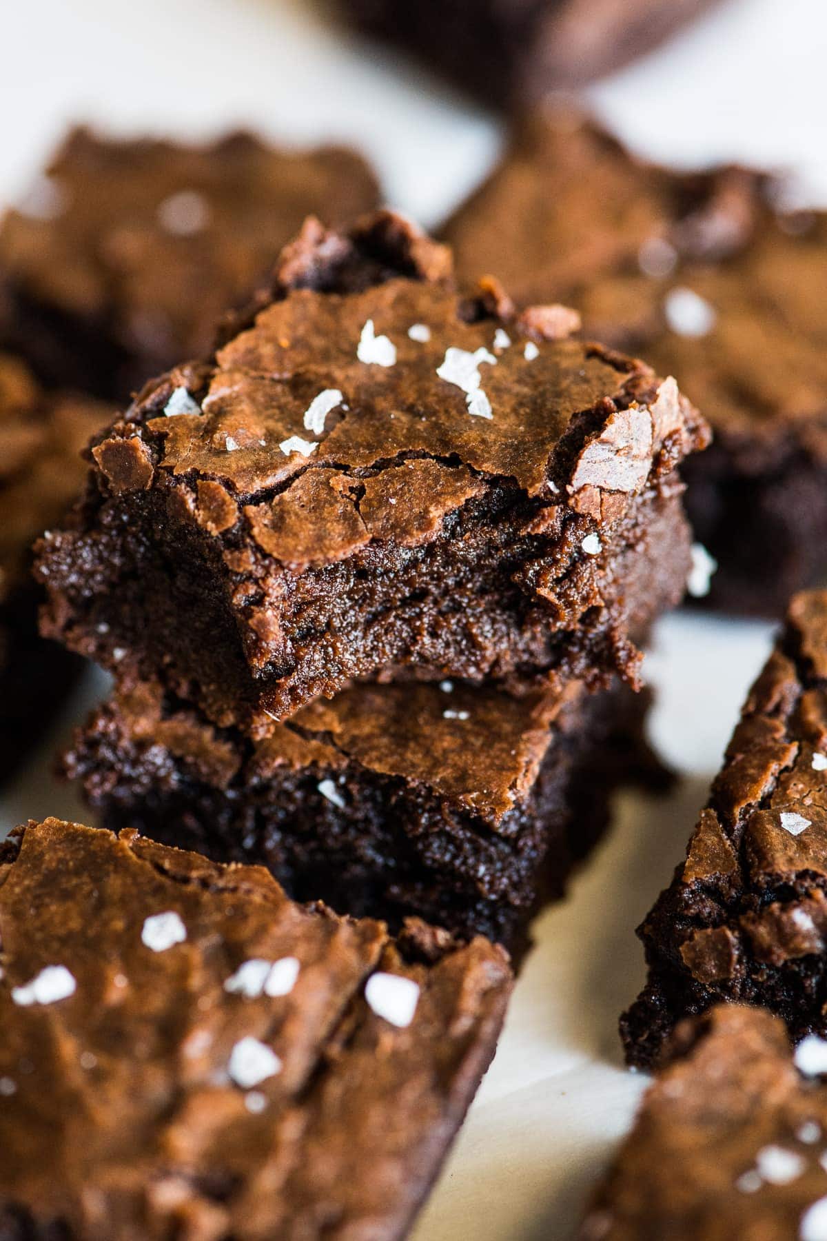 A Mexican brownie with a bite taken out of it.