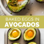 Baked Eggs in Avocados