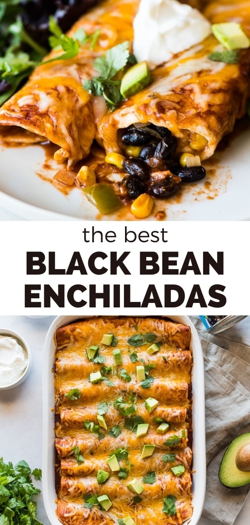 Easy Black Bean Enchiladas Isabel Eats