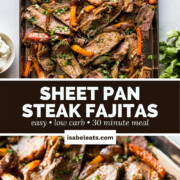 Sheet Pan Steak Fajitas