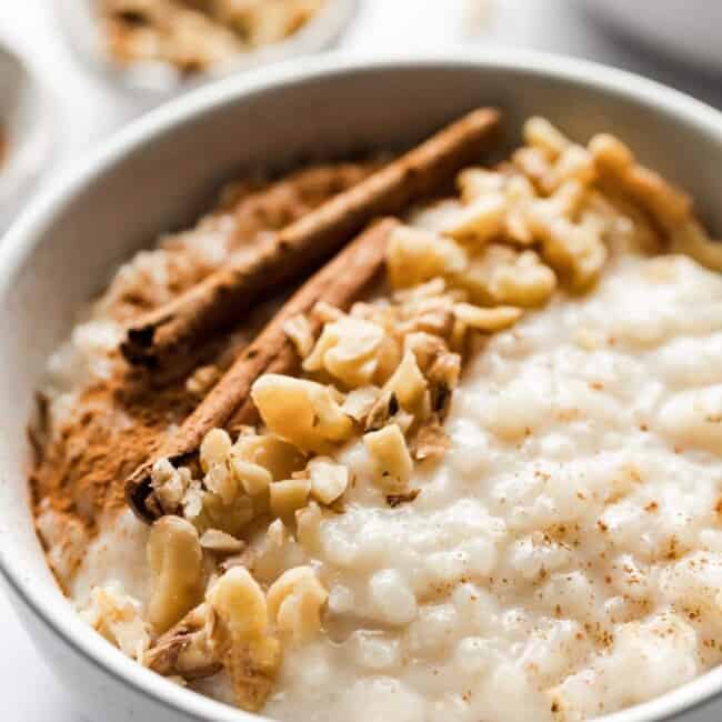Arroz con Leche (or Mexican rice pudding) is a comforting and simple no-fuss dessert that's guaranteed to satisfy any sweet tooth.