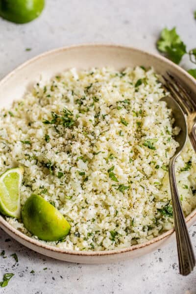 Cilantro Lime Cauliflower Rice