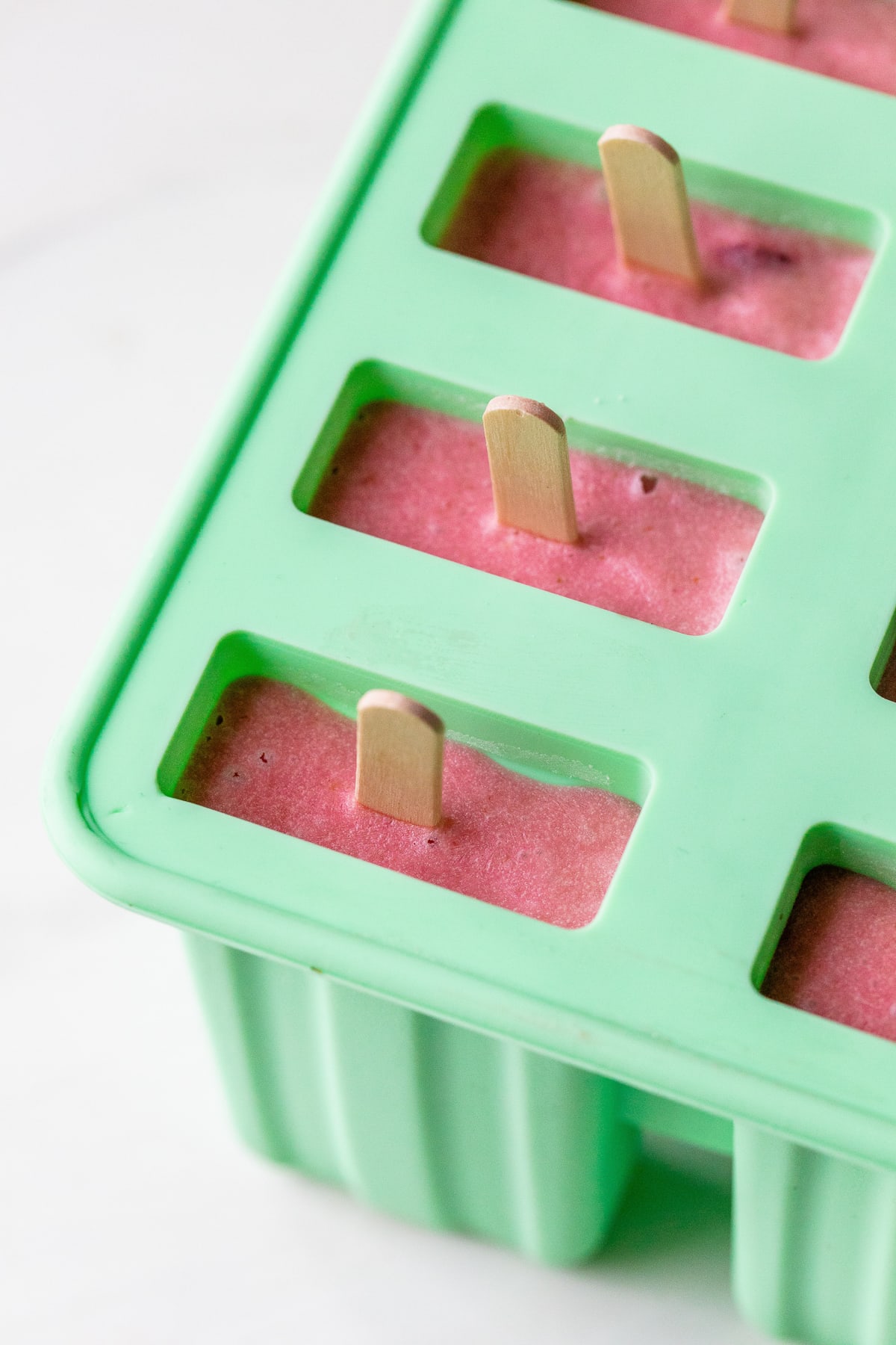 Paletas in a popsicle mold.