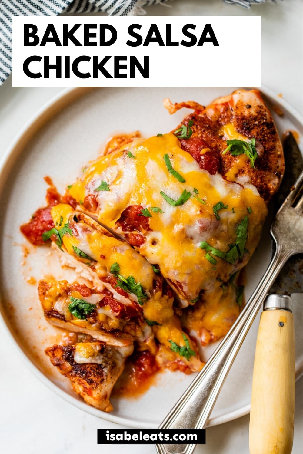 Baked Salsa Chicken - Isabel Eats