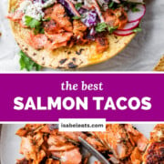 Tacos de salmón