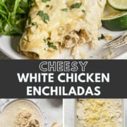White Chicken Enchiladas