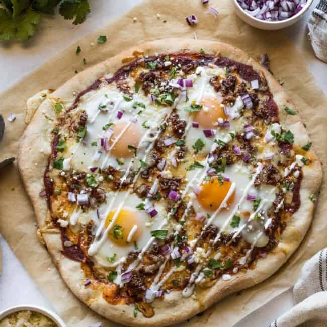 Mexican Breakfast Pizza