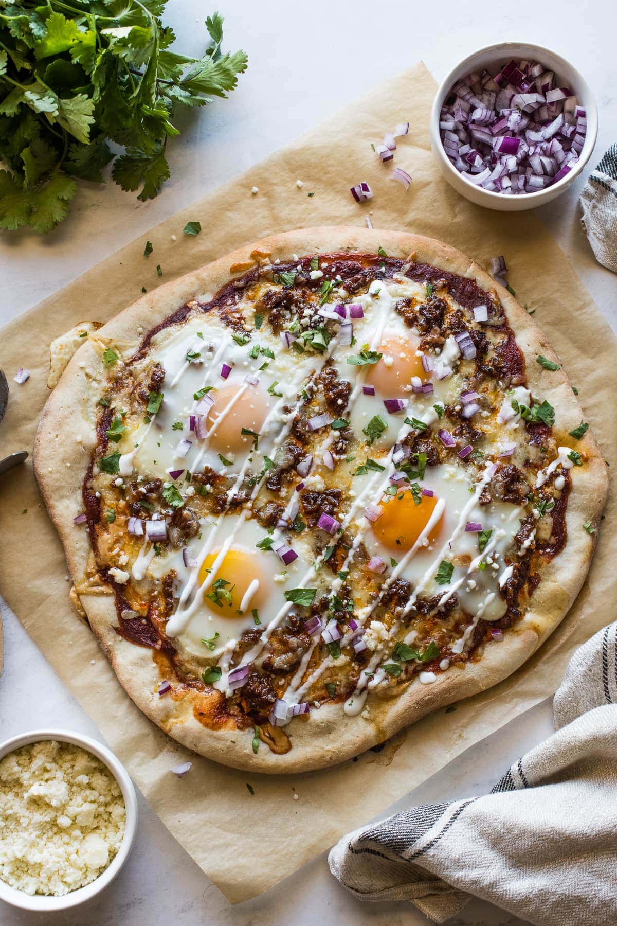 Mexican Breakfast Pizza recipe photo