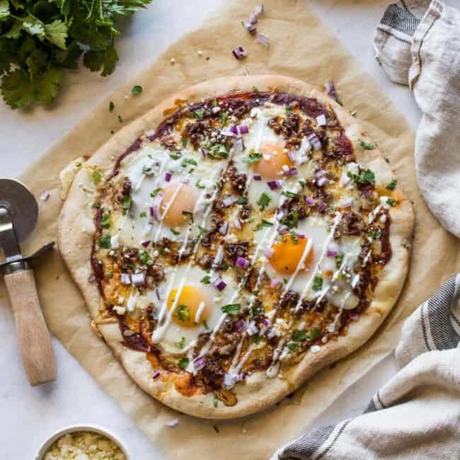 Mexican Breakfast Pizza
