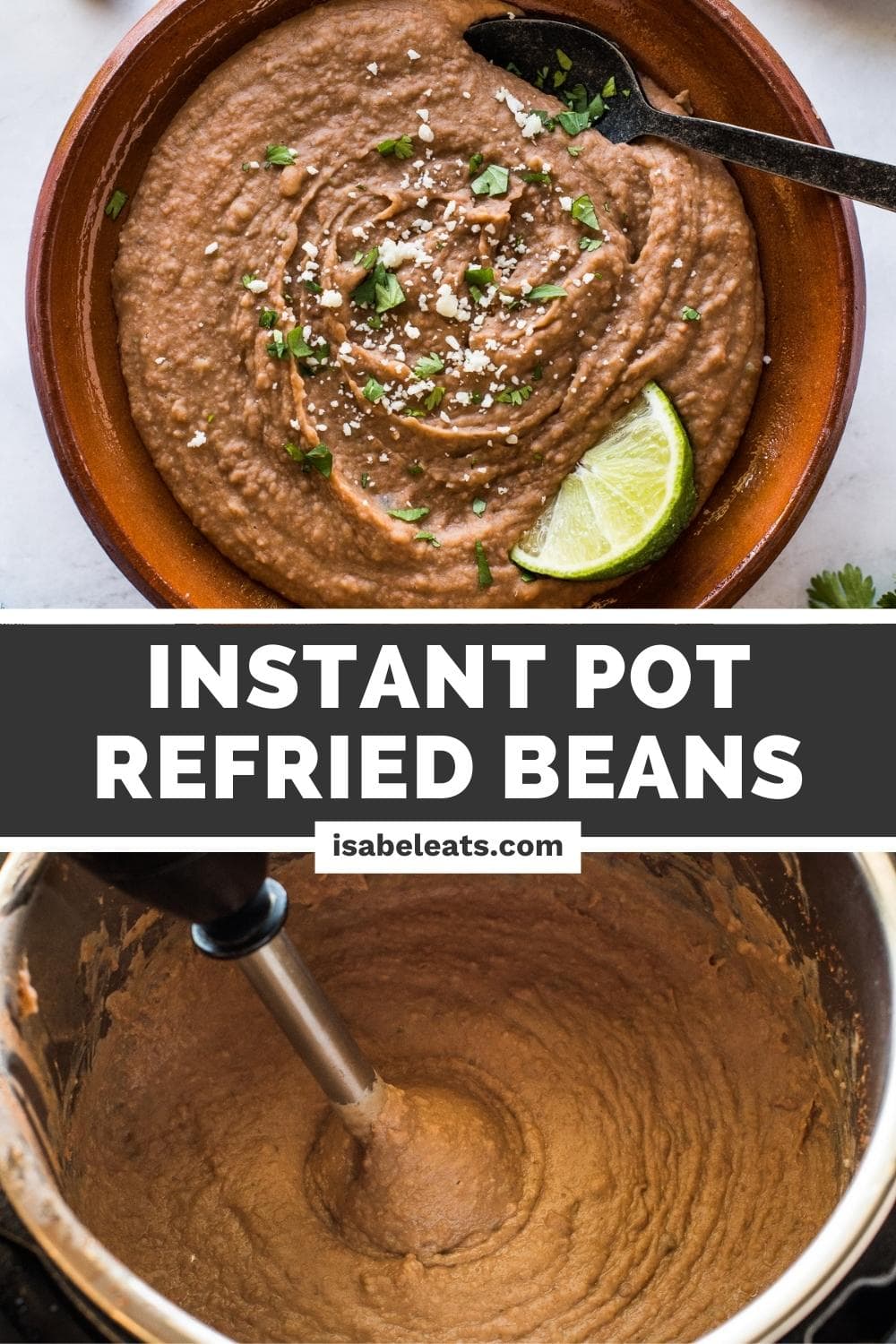 Instant Pot Refried Beans Isabel Eats