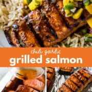 Chili Garlic Grilled Salmon