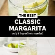 A classic margarita recipe
