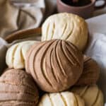 Conchas in a bowl ready to be eaten.