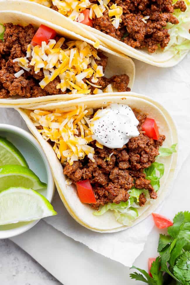 Ground Beef Tacos - Isabel Eats