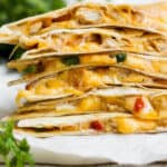 The Best Chicken Quesadillas