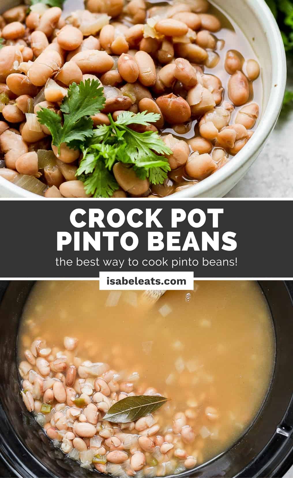 Crock Pot Pinto Beans Isabel Eats