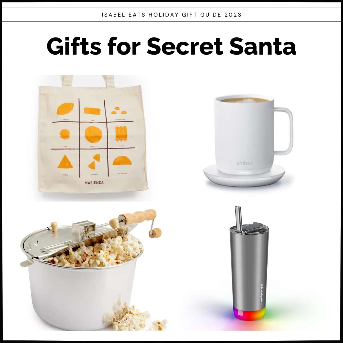 Gifts for Secret Santa collage