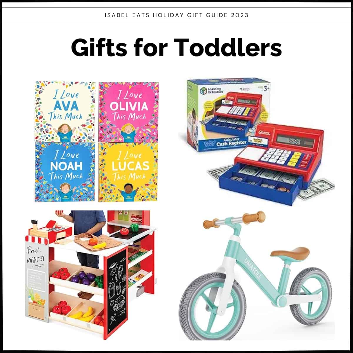 Gifts for Toddlers collage