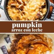 Pumpkin arroz con leche recipe