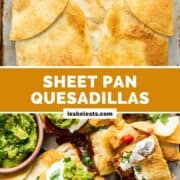 Sheet Pan Quesadilla