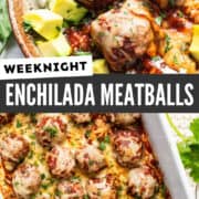 Enchilada Meatballs