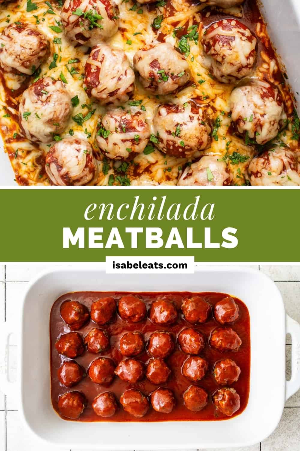 Enchilada Meatballs Isabel Eats