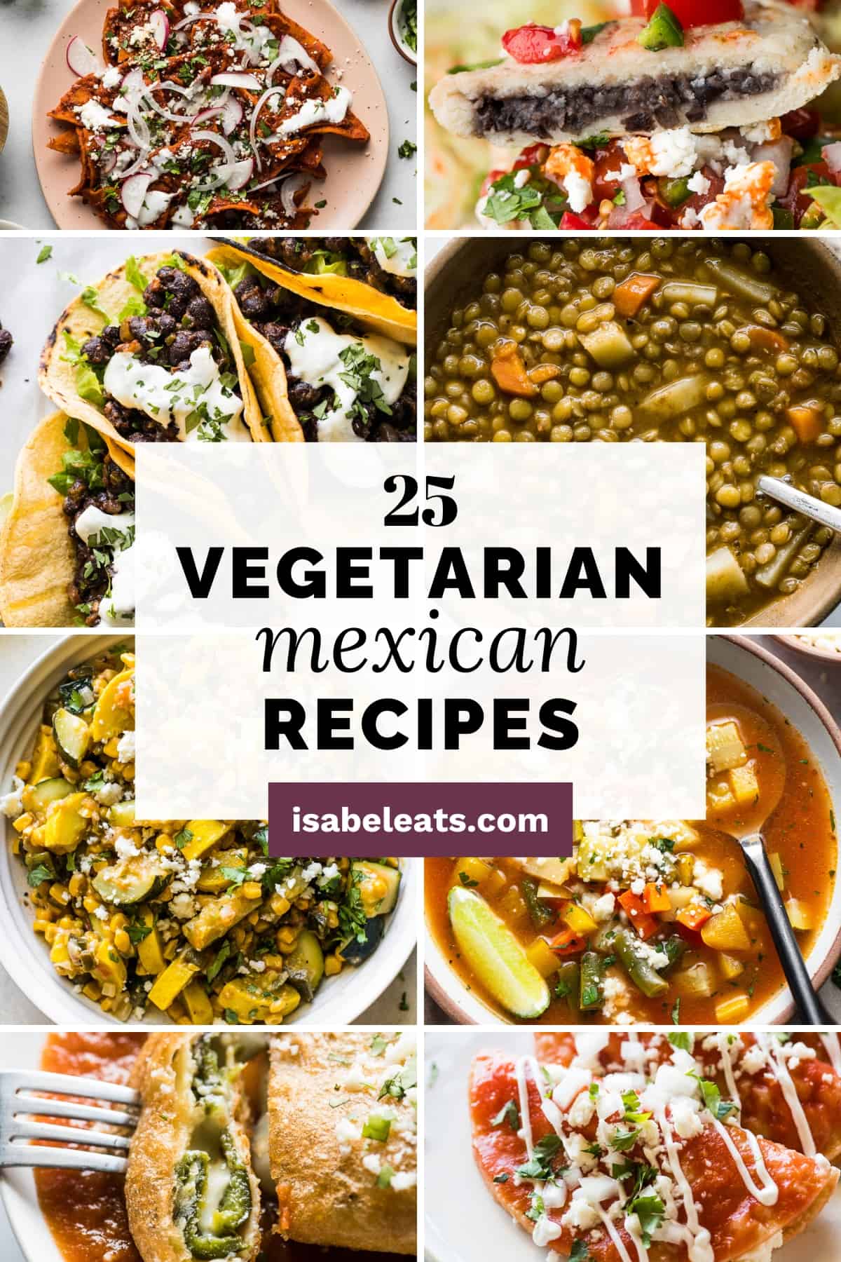 25 Vegetarian Mexican Recipes