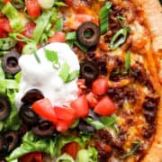 Taco Pizza recipe