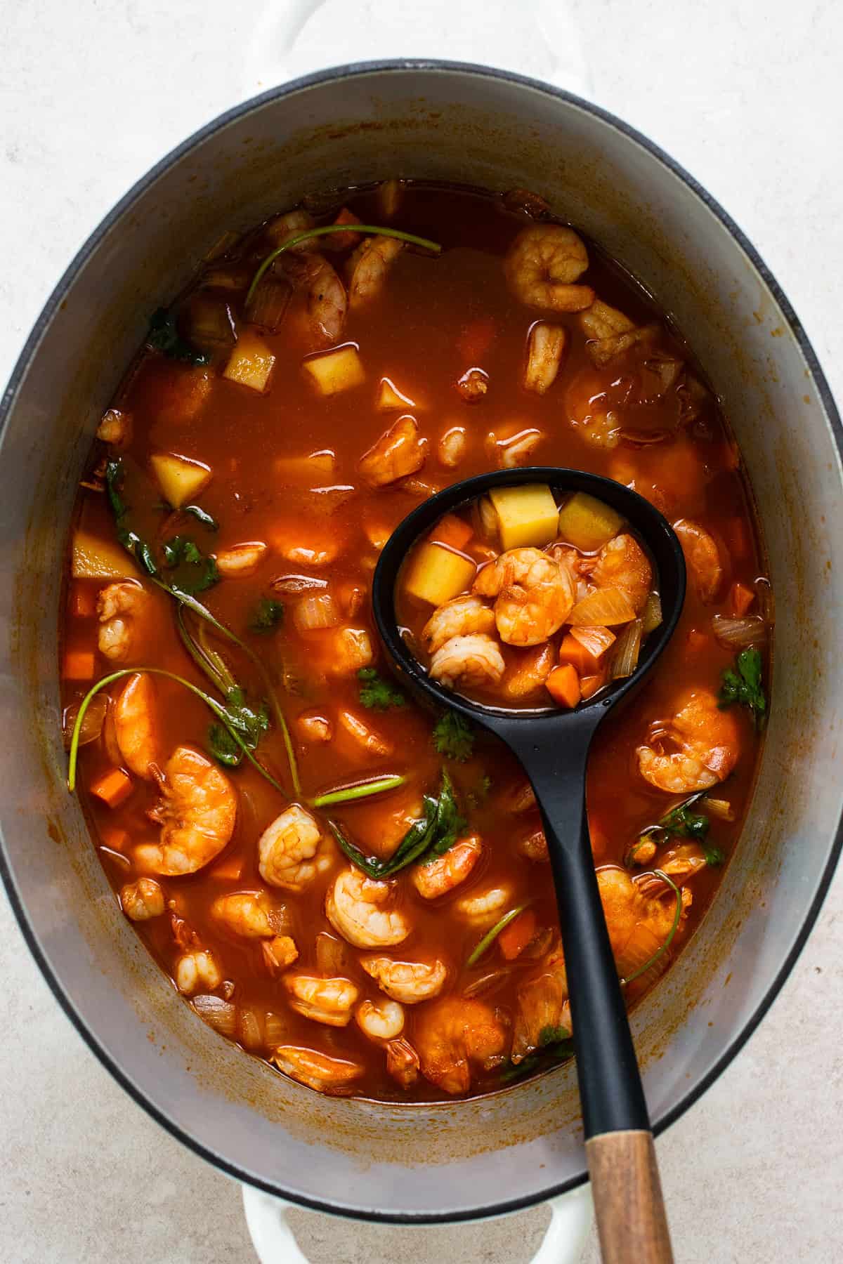 Add the remaining ingredients to the stockpot